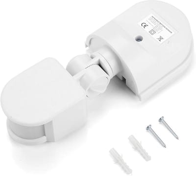 Infrarood Bewegingssensor Schakelaar voor Binnen en Buiten - 110V-240V PIR Detector met Instelbare Tijd en Gevoeligheid