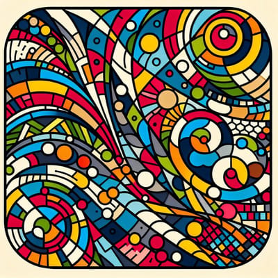 Pop art mos schilderij | Mosgroene verbeelding: een levendige ode aan pop art kunst | Kunst - 40x40 centimeter op Dibond | Foto op Dibond