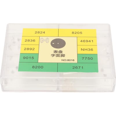 Horlogeblad Voetjes Reparatiegereedschap Legering Platte Kop Professioneel Draagbaar Universeel Nauwkeurig Horlogeblad yellow