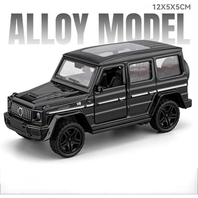Échelle 1:36 G63 Modèle de SUV de Luxe Jouet Carrosserie en Métal Portes Ouvrantes Pull Back Modèles de Véhicules Tout-Terrain Ornement de Bureau