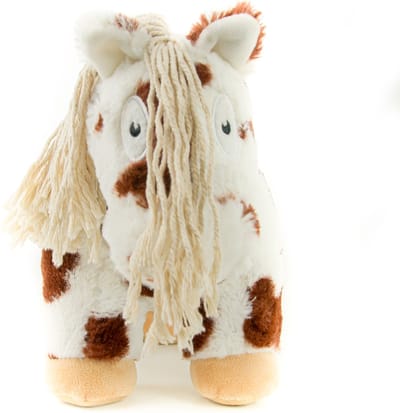 Crafty Ponies Paarden Knuffel - Paarden Speelgoed - Knuffel - Voor kind & baby - Pluche Paarden - Knuffelbeest - Speelgoed Kind - Stuffed Animal - 48cm - Bruinbont