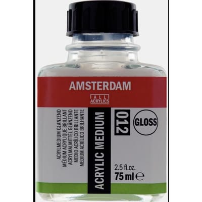 Médium - Peinture acrylique - Brillant - Amsterdam - Flacon 75ml