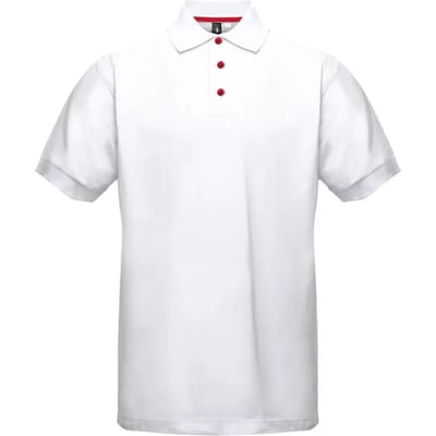 Polo met contrasterende knopen Pen Duick