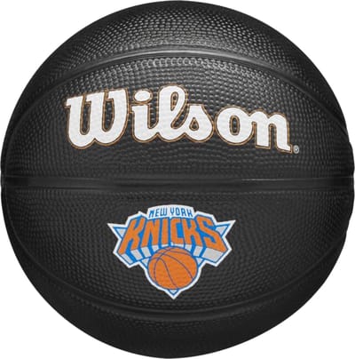 Wilson Nba Team Tribute New York Knicks Mini Basketbal Bal Zwart 3