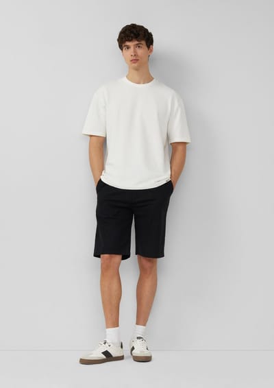 s.Oliver - male - Detroit: Relaxed fit bermuda van linnenmix