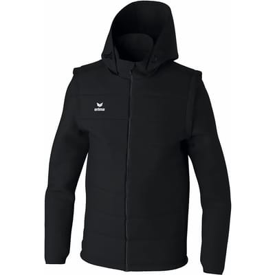 Erima Team Jack Met Afneembare Mouwen Heren - Zwart | Maat: S