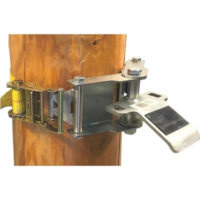 Portable winch boomhouder winch