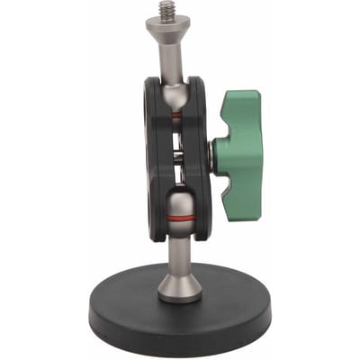 Magnetische Autohouder met Dubbele 360 Graden Kogelkop 14 inch Schroefdraad Magnetische Telefoonhouder voor Montage black