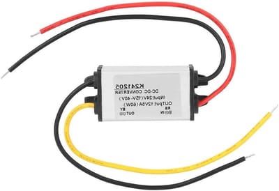 Krachtige DC-DC Inverter 24V naar 12V, 5A, Aluminium Behuizing voor LED Strips, Auto en Audio Apparatuur