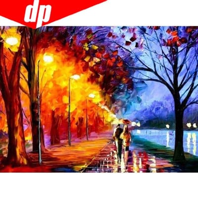 5D DIY Volledige Diamant Schilderen Uitverkoop  Romantisch  Diamant Borduurwerk Kruissteek Huisdecoratie 20X30 blue