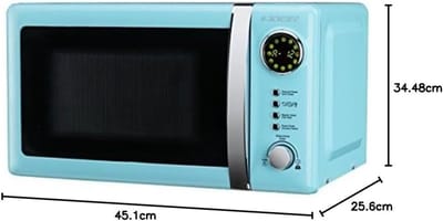 Magnetron - Oven - Snel opwarmen - Met grillfunctie - 20 liter - Blauw
