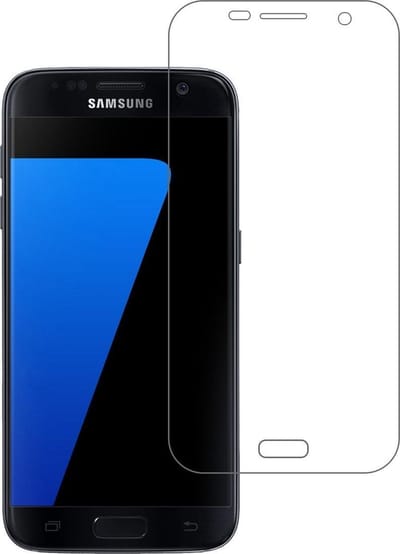 Screenprotector - Geschikt voor Samsung Galaxy S7 - Extra Sterk - Beschermglas - Gehard Glas - Tempered Glass - Screen Protector
