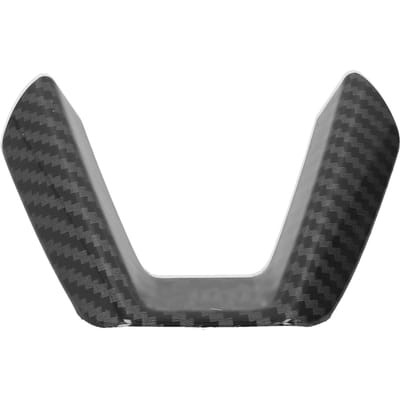Auto Stuurwiel Trim Cover Sticker Interieur Sierlijst Passend voor Mazda 3 AxelaCX4CX5Koolstofvezel gray