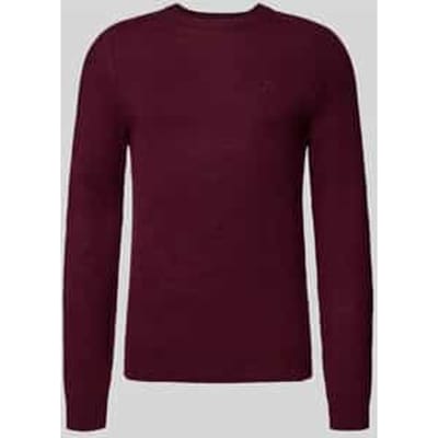 Regular fit gebreide pullover van pure wol