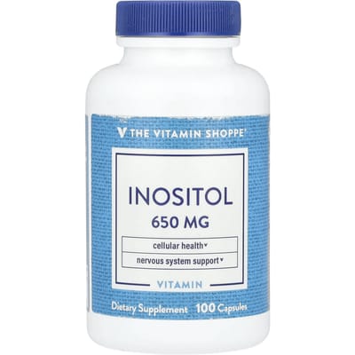 The Vitamin Shoppe, Inositol, 650 mg, 100 capsules