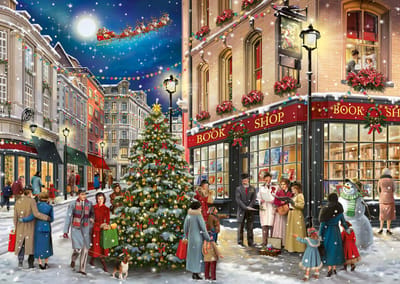 Tucker's Fun Factory Christmas in the Book Shop (1000) (Exclusief Libris)