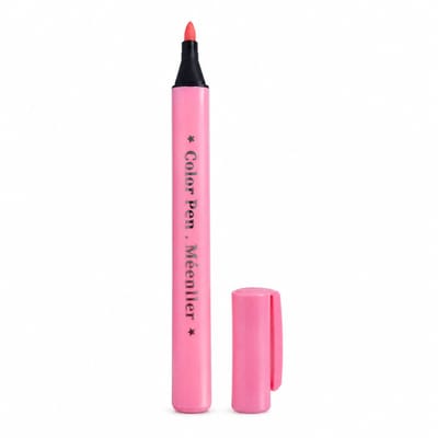 Viltstift voor kinderen - 1 stuk, fluorescerend roze, grote inktvulling - Uitwasbaar - Voor tekenen op school en in het atelier - Basisverpakking