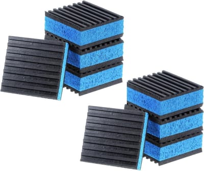 8 STKS Rubber Anti Vibratie Pads 2"x2"x7/8" Demping Mat voor Air Compressor, Loopband en Wasmachine - Geluiddemping en Trilling Isolatie