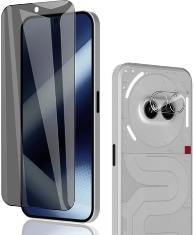 JHUBERS- Displaybeschermfolie 9H hardheid - Anti-spy - Camera-glas - Krasbestendig - Volledige bescherming - Geschikt voor Nothing Phone (2A) - Screenprotector