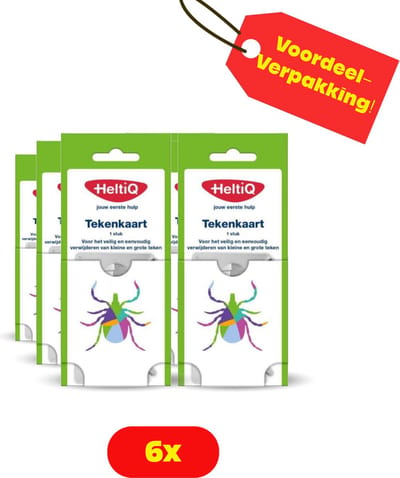 6 x HeltiQ Tekenkaart - Voordeelverpakking!