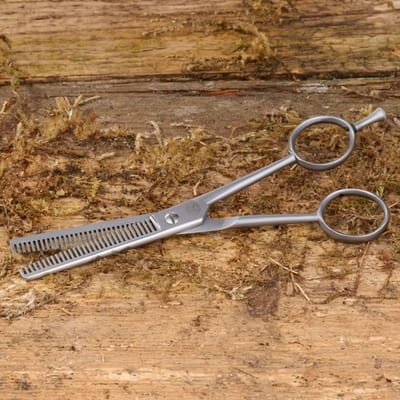 Mars Coat-King Dubbelzijdige effileerschaar – 23 tanden – roestvrij staal – 17 cm – ambidextrisch