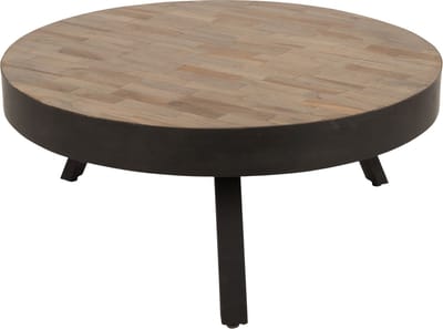Housecraft Living Suri Salontafel Rond 70 cm Teakhout Bruin