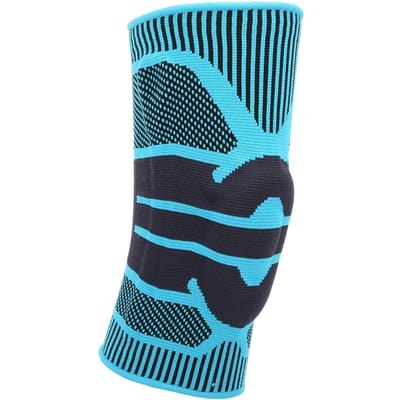 Professionele Sport Kniebeschermer Elastische Kniebeschermer Botsingsvermijding Outdoor FitnessuitrustingXL blue