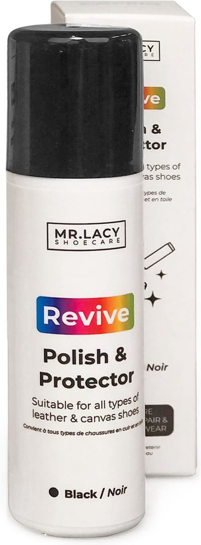 Mr. Lacy Shoe Polish Black Schoenen Sneakers Zwart Schoenpoets voor Bescherming en Polijsten