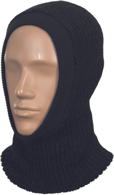 Bivakmuts winter zwart onesize (ook voor wintersport).