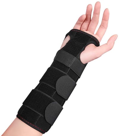 Carpal Tunnel Splint, polsbrace voor dames en heren, verstelbare compressiepolsondersteuning voor rechter- en linkerhanden voor polsverlichting, tendinitis, artritis en verstuikingen