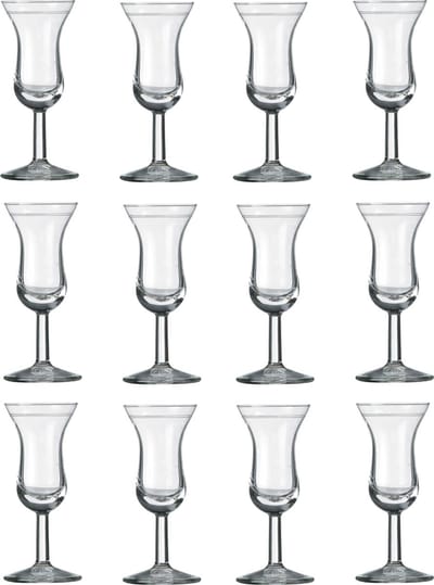 Royal Leerdam Intermezzo Borrelglas 5 Cl Oudhollandse Roemer Met Maatstreep - 12 Stuks