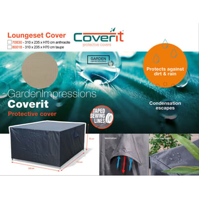 Garden Impressions Coverit loungeset hoes 310x235xh70 cm -