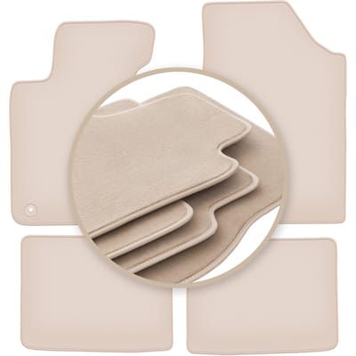 PREMIUM beige vloermatten voor: Hyundai i40 stationwagen, sedan 2011-