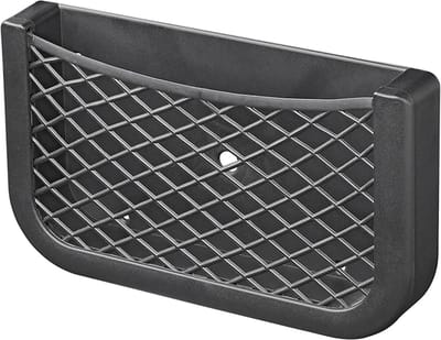 ProPlus Opbergnet met Kunststof Frame - 20 x 12 x 3 cm - Bagagenet - Camper Opbergnet - Opbergen - Veiligheidsnet - Inclusief schroeven - Voor Camper, Caravan en Boot - Zwart
