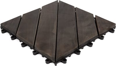Houten vlonder tegels - Houten terrastegels - 9 stuks - Acacia tegel - Bergen - 30x30cm - Per 0,81 m²