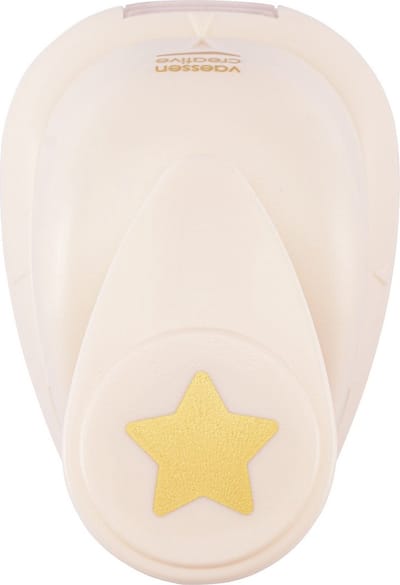 Vaessen Creative Pons - Figuurpons - Ster - 1,5 x 1,5 cm