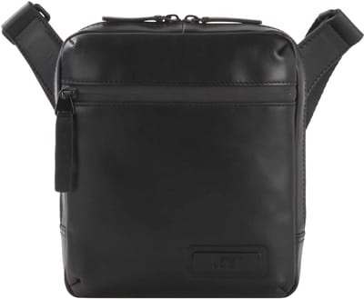 JOST Leren Schoudertas Aarhus Shoulder Bag Black Zwart
