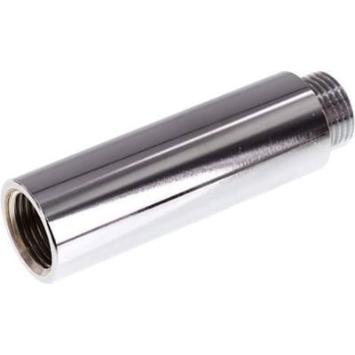 G 1/2'' F/M Verchroomd Messing Verlengstuk DIN 3523 - 80 mm - FL2S-FM-BC-012G-80L
