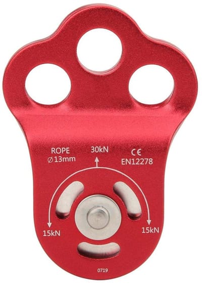 Dailygoody - Klimpoelie - Rotsklimmen - Eenvoudige bediening - Enkele katrol - Geschikt voor transport - 1 x 1 x 1 cm - Voor bergbeklimmers