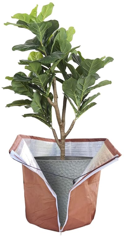 Cosensi - Dailygoody - Topfbeschermer - Thermische Potbeschermer - Beschermt Wortels - 40 x 40 cm - Winterbescherming - Voor Kuipplanten - Geschikt voor Buiten