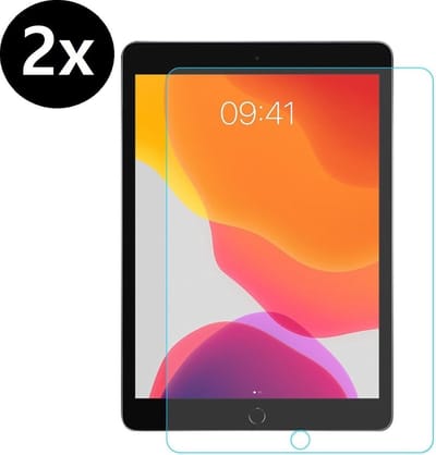 Screenprotector - 2 Stuks - Geschikt voor Apple iPad 7 (2019) - 10.2 inch - 7e Generatie - Extra Sterk - Beschermglas - Gehard Glas - Tempered Glass - Screen Protector