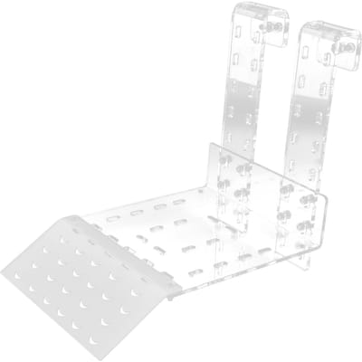 Plateforme de Basking pour Tortue Grande Taille Acrylique Transparente Terrasse de Repos pour Tortue pour Aquarium Bac à Poissons Type 3