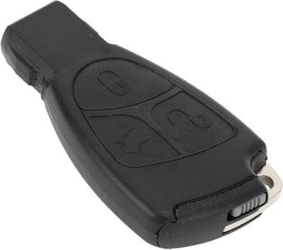 Vervangende sleutelbehuizing met 3 knoppen voor keyless entry voor Mercedes-Benz C-Klasse 2001-2007, duurzame sleutelcover, auto-accessoires