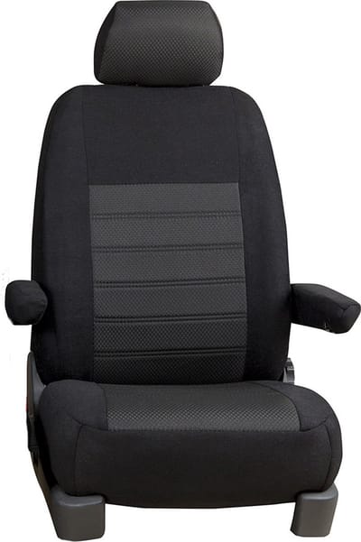 Pasvorm stoelhoezen Nissan Interstar 2022-2024 - Stof zwart