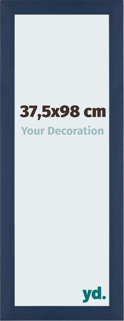 Your Decoration - Fotolijst 37,5x98 cm - MDF - Donkerblauw Geveegd - Mura