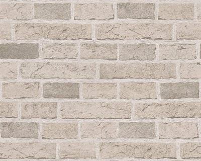 BAKSTENEN BEHANG | Industrieel - beige crème - A.S. Création Il Decoro