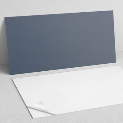Coloray Wandpanelen Zelfklevend - Kleur: Donkerblauw PVC Wandpaneel - 100 cm x 50 cm - Grijs Wandbekleding Zelfklevend - 1 stuk - Eénkleurige Wandpanelen Zelfklevend - Wandpanelen Keuken - Wandpaneel Badkamer
