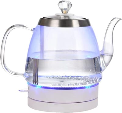 Draagbare Waterkoker - Glazen Waterkoker - Snel Water Koken - Automatische Uitschakeling - 1.5 Liter - Transparant