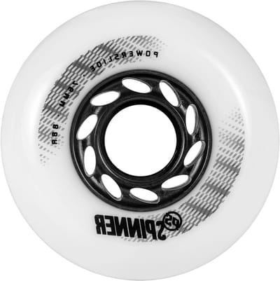 Skeelerwielen Set - Rollerblade Wielen - Urban Freeskaten - Glasvezelversterkte Kern - 76mm 88a - Wit