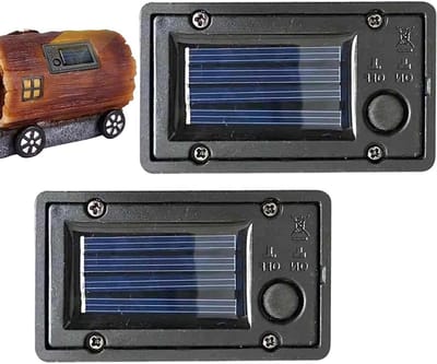 Solar Batterij Box - Tuinverlichting Vervanging - Buitenverlichting Repareren - Automatische Schemer Sensor - 13 x 11 x 2 cm
